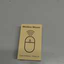 HOTLIFE LED Wireless Mouse, Slim Rechargeable Silent Portable USB Optical 2.4G Wireless Bluetooth Two Mode Computer Mice with USB Receiver and Type C Adapter (Black)