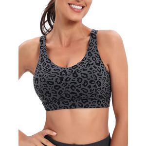 High Impact Sports Bras for Women,Racerback Running Bra Workout Crop Tank Tops Longline Sports Bra Push up XXL