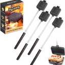 AILITOR Campfire Sandwich Maker Cast Iron Pack of 4 - Pudgy Pie Maker for Camping, Mountain Pie Cooker
