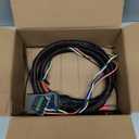 Siftary 42015 4 Pin Truck Side Battery Cable Wiring Harness, Fit for Western SnowEx Fisher Blizzard Snow Plow, Truck Side Power Cable Set