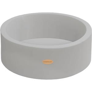 Baby Ball Pit Soft Round Memory Foam Ball Pits NOT Included Balls Indoor Outdoor Playpen for Babies Toddlers Kids Great Gift for Girls Boys, Gray (35.4")