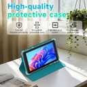 PEICHENG Tablet with Protective Case, 7" IPS 1024 * 600 Android 15.0 Tab PC RAM 8GB(3+5Expand)+ROM 32GB Bluetooth 5.0 WiFi6 2.4G+5G 2MP+5MP Dual Cameras (Blue)