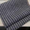 Heyroll Custom Size Hallway Runner Rug, Backed Non-Slip Waterproof Runner Rugs, Washable Outdoor Indoor Carpet Runner Rug for Floor, Entryway, Kitchen, Laundry, Balcony, Garage 2' x 6', Stripe Gray (Grey)