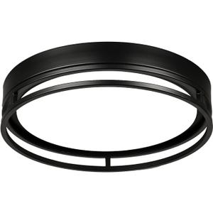 Flynix 12.5 Inch LED Flush Mount Ceiling Light Fixture, 26W, Super Bright 1700 Lumens, 3 Color 3000K/4000K/5000K, Dimmable Ceiling Lamp for Bedroom Hallway Bathroom Kitchen Laundry (Black)