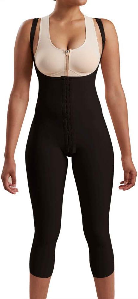Girdle with High-Back - Calf Length - Style No. SFBHM (Black, M)