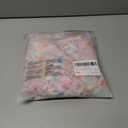 SweatyRocks Girl's Cute Floral Print Short Puff Sleeve Ruffled Blouse Square Neck Ruffle Peplum Tops (Pink)