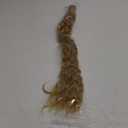 BLONDE Water Wave Bulk Curly Hair Braiding Extensions for Boho Braids No Weft 2 Braids Per Pack Wet and Wavy Human Hair 18 Inch Color 27