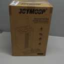 JOYMOOP Mop and Bucket with Wringer Set for Home, Flat Mop and Bucket System, Mops for Floor Cleaning and Wall Cleaner, with 3 Reusable Microfiber Mop Pads (White Bucket #2124 + 50" Flat Mop + 3 Pads)