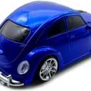 Wireless Mouse, TDRTECH Cool Sports Car Shaped Mouse 2.4GHz Optical Gaming Mouse for Computer PC Notebook Laptop-Blue