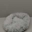 Pet Life Nestler High-Grade Plush and Soft Rounded Pet Bed, Grey