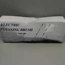 Electric Spin Scrubber, Hillyfe Bathroom Scrubber Electric with 7 Replaceable Brush Heads, IPX7 Waterproof,300/400 RPM, 3 Adjustable Length,Scrubber Brush Electric for Bathtub Floor,White