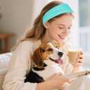 2 x hoyuwak 6pcs Headbands for Women  Vibrant & Bold Yoga Headbands for Social Media, Music Festivals & Workouts  Photogenic Non-Slip Hair Bands (19-21 Inch)