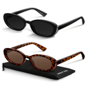 miyya Old Money Polarized Oval Sunglasses – 2025 Edition, UV400 Protection, Feather-Light Fit & Trendy Colors