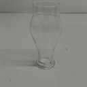 Oil Lamp Chimney Hurricane Lamp Glass Replacement Clear 3 Inch Base for Kerosene Lamp Shade(Wave Style 1P)