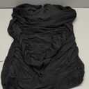 PRETTYGARDEN Women's Fall Off The Shoulder Maxi Dress Spring Long Sleeve Ruched Fitted Bodycon Club Dresses with Slit M