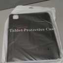 BLOSOMEET Case for New iPad Pro 13 Inch M4 2024 with Magnetic Stand,Smart Auto Sleep/Wake Cover with Pen Holder, Card Slot,Black