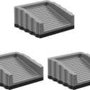 Upgrade Gray Rubber Door Stops Doorstop, Rubber Door Stoppers Wedge, Doors Stops for Door, Rubber Doors Stopper Wedge (Gray)