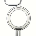 Hard Case with Mech-Inspired Metal Skeleton, Military-Grade Aluminum Metal Case, MagSafe Compatible with 360° Rotating Stand, TPU Shock Protection (Silver, iPhone 17 Pro Max)