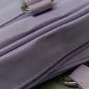 Oxford Ita Bag Crossbody Shoulder Bag Satchel Messenger Backpack Multi-Purpose Pins Display (Purple)