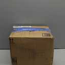 4 Pack 8 Inch Solid Rubber Wheels, Hand Truck Wheel Replacement Rubber Tire, Replacement Tire with 1/2 Bore Offset Axle for Cart, Trolley, Lawn Mover