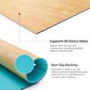 Marley Dance Floor, Portable Dance Floor Mat for Ballet Jazz & Pop, Non-Slip & Shock-Absorbing Exercise Flooring for Home, Dance Schools - PVC Practice Floor for Adults, 6MM 4FT x 6FT