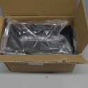 Wipes Holder Container Refillable, Acrylic Dispenser Box for Disposable Wipes, Rectangle Disposable Face Towels, Black