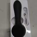 Facial Cleansing Brush Silicone Face Scrubber Waterproof Rechargeable Exfoliator Massage Device for Men & Women, Deep Pore Cleansing, Exfoliating, Removing Blackhead Electric Face Scrub Brush (Black)