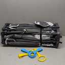 Foldable Baby Playpen with Mat, Foldable Playpen for Babies and Toddlers, Folding Portable Kids Play Pen, Collapsible Play Yard with 2 Handles + Suitable Size Mat(Grey, 50x50 inches)