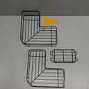 YASONIC Shower Caddy Corner, 3-Pack Adhesive Rustproof Stainless Steel Shower Shelves with Soap Holder, No Drilling Shower Organizer Corner for Dorm, Renters Bathroom, Black