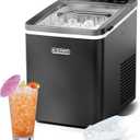 Iceman by Chefman 1 lb Dual-Size Compact Ice Machine, Ice Basket and Scoop