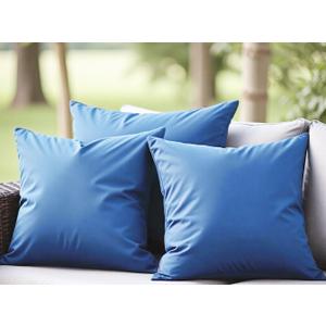 18" x 18" Throw Pillows, Outdoor Waterproof Pillows with Inserts, Square Decorative Pillows for Patio Furniture Garden Couch Sofa Home(Navy Blue, Set of 3)