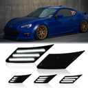 LED Side Marker Lights for 2013-2016 Scion FR-S, 2013-2021 Subaru BRZ, 2017-2021 Toyota 86 Front Signal Lamps, Smoked Len 2PCS (Sequential White)