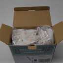 Giant bean 36pcs Wooden Dollhouse Furniture Set with Dolls for 5 Rooms, Wood & Plastic Pink Dollhouse Accessories Pretend Play Furniture Toy Christmas Birthday Gift Toy for Kids Boys Girls Toddler 3+