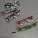 Kerecsen Reading Glasses 5 Pack Unisex Fashion Spring Hinge with Pattern Design Readers