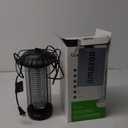 Buzbug LED Bug Zapper Indoor Outdoor, 10 Years Lifespan, 6.5ft Power Cord, IPX4 Waterproof, High-Voltage, Mosquito Zapper, Fly Trap Mosquito Trap, Fly Killer Fly Zapper -MO008C (New Black)