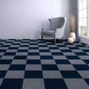 Nexus Self Adhesive 12-Inch Carpet Floor Tiles, 12 Tiles - 12" x 12", Navy Blue - Peel & Stick, DIY Flooring for Kitchen, Dining Room, Bedrooms & Bathrooms by Achim Home Decor