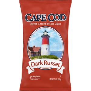 2 x Cape Cod Potato Chips, Russet Kettle Chips, 7.5 Oz (7.5 Ounce (Pack of 1))