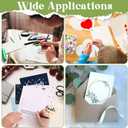 200 Pack White Cardstock - 4 x 6 Blank Index Cards, Thick Paper for School, Invitations, Printer, Postcards, Photo Paper, Card Making, DIY Craft