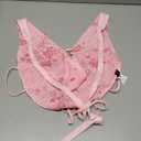 Spring/Summer Carnival Party Luxury FlowerpinkHeavily Embroidered Sequin Trim Backless Draped Neck Beach Vacation Sexy Women's Tank Top Medium