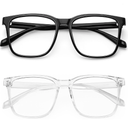 Blue Light Blocking Glasses Oversized Square Computer Glasses Anti Blue Light for Women Men