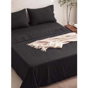 Bedsure Queen Sheet Set - 4 Pieces Soft, Breathable, Cooling Bed Sheets