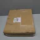 KYODOLED Fireproof Document Box with Key Lock, Large Safe Storage Box for Valuables, Fire Resistance Security Chest, Lock Box for Passport, Cash, Tablet 12.9'' x 10.7'' x 4.2'' Black