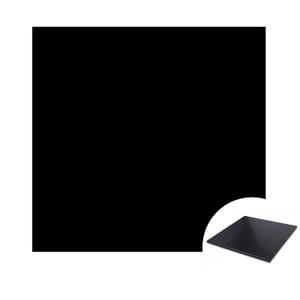 Black HDPE Sheet for Heavy Duty Industry,High Density Polyethylene Sheets Colored HDPE Board for DIY, 1/4" ThickSize 12" x 12'