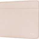 Laptop Sleeve Case 14 inch, Shockproof Protective Notebook Cover Bag with Accessory Pocket, Durable Carrying Laptop Case Compatible for MacBook HP Lenovo Dell Asus Acer, Light Pink