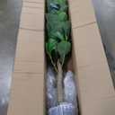 VECELO Artificial Fiddle Leaf Fig Tree 6FT(71in), Tall Fake Floor Plants with 150 Large Realistic Leaves in Plastic Pot for Indoor Outdoor Living Room Home Decor