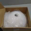 Hortsun Replacement Lamp Shade 4 Pcs White Replacement Plastic Lampshade 2 Pack 1.65" Fitter 10" Diameter Bowl Shape 2 Pack 1.97" Bottom Size Horseshoe Shape for LED Torchiere Floor Lamps Upright