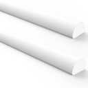 2 Pack Bed Bumpers, Foam Bed Bumpers, Bed Rail Bumpers with Washable Cover, Bed Guard Rails