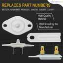 Seentech 8577274 Dryer Thermistor and 3392519 Dryer Thermal Fuse - Exact Fit for Whirlpool Kenmore Maytag Inglis - Replace 8577274, 3390292, 3406294, 3976615, 772546, AP3919451, AP601351