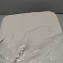 AAAAAcessories D-Shaped Chair Cushions, 2" Thick Dining Chair Pads with Ties and Removable, Machine-Washable Cover, 17" x 16", Set of 2, Natural Linen