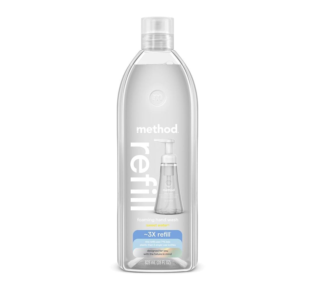method Foaming Hand Wash Refill, Sweet Water, 828 mL